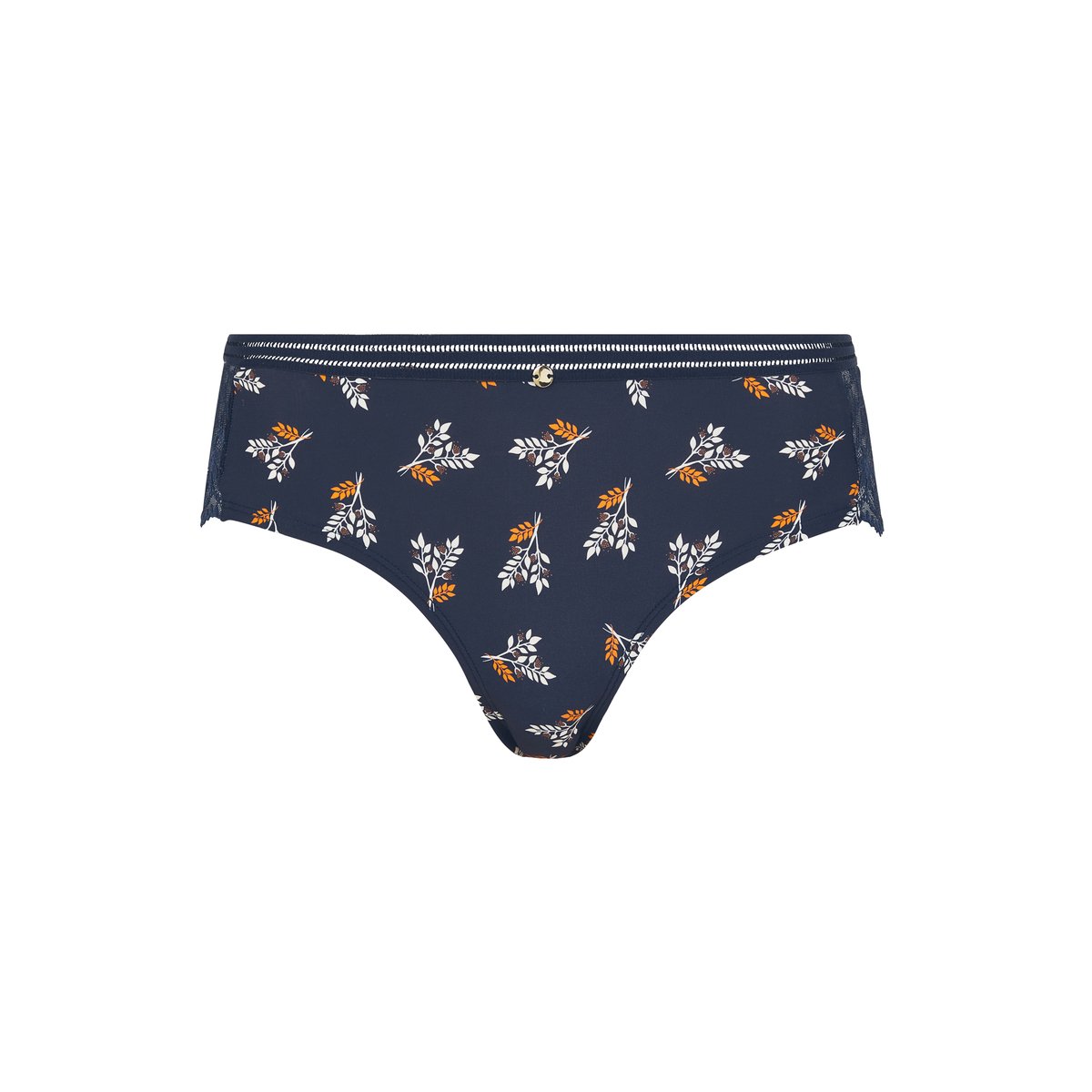 Shorty VALERIA feuillage fond marine, BILLET DOUX