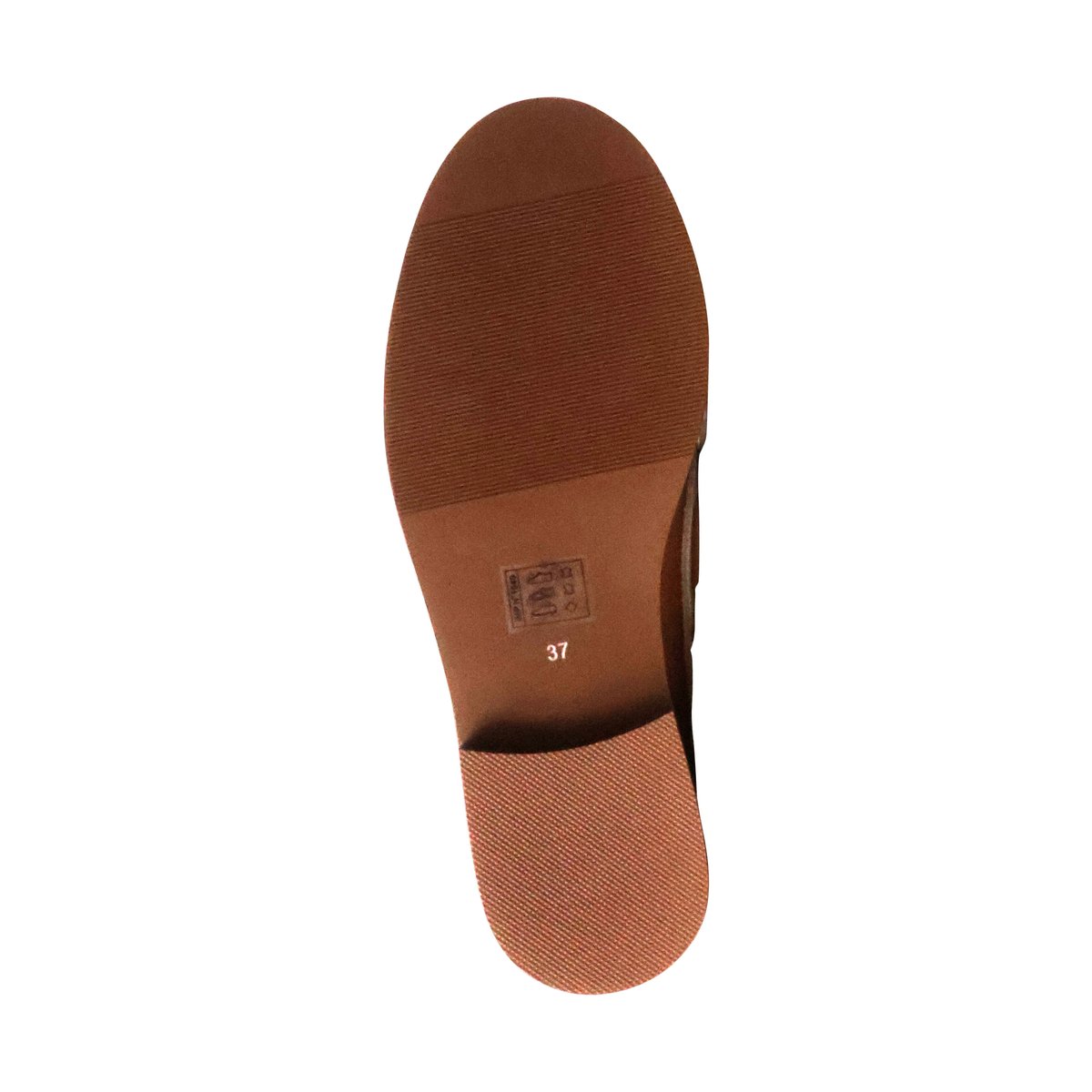 Mocassin Cuir Flore cognac, EMILIE KARSTON
