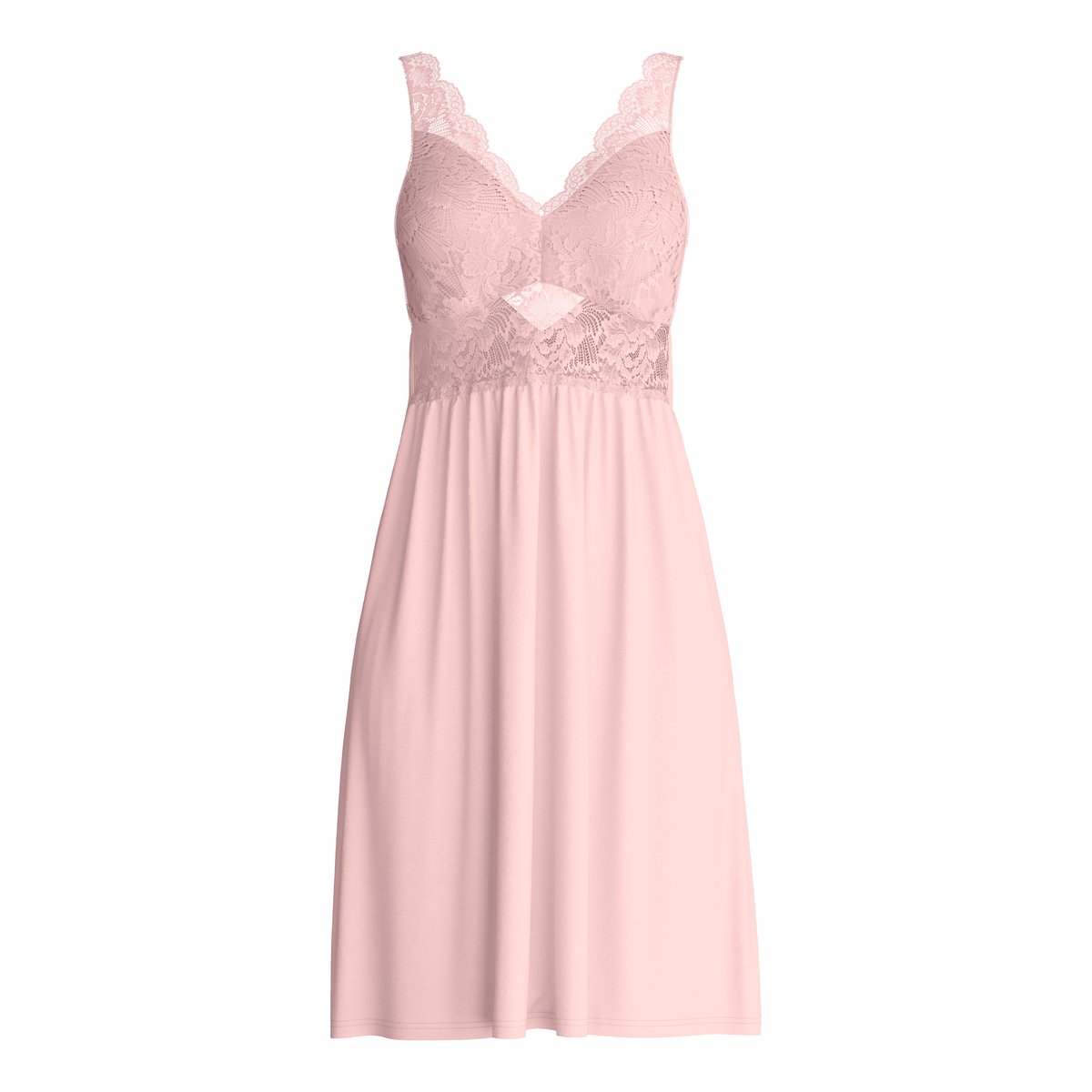 Chemise de nuit, longueur 95 cm sans manches Modal ELEGANT DREAMS rose pêche, CALIDA