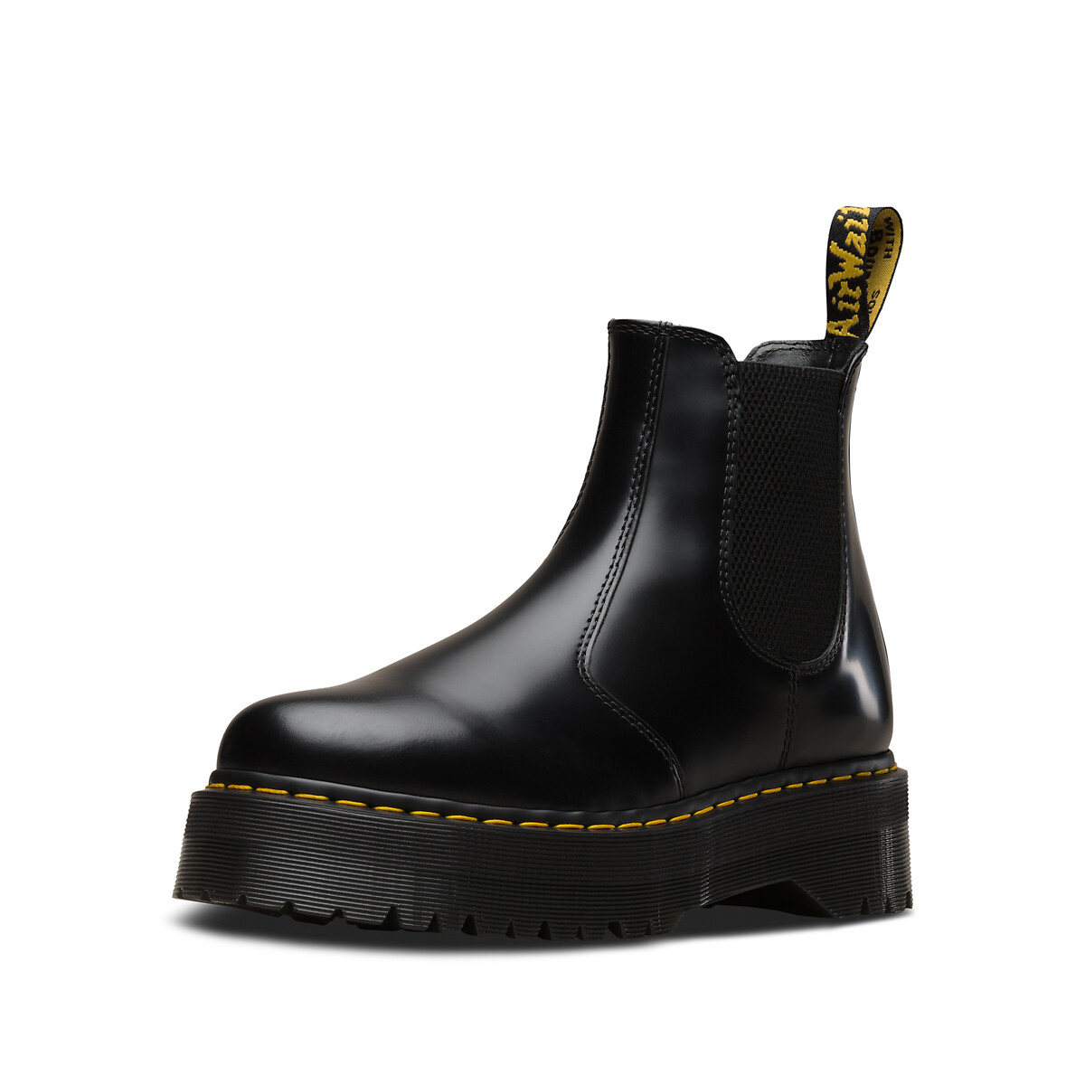 Bottines chelsea à plateforme 2976 Quad noir, DR. MARTENS
