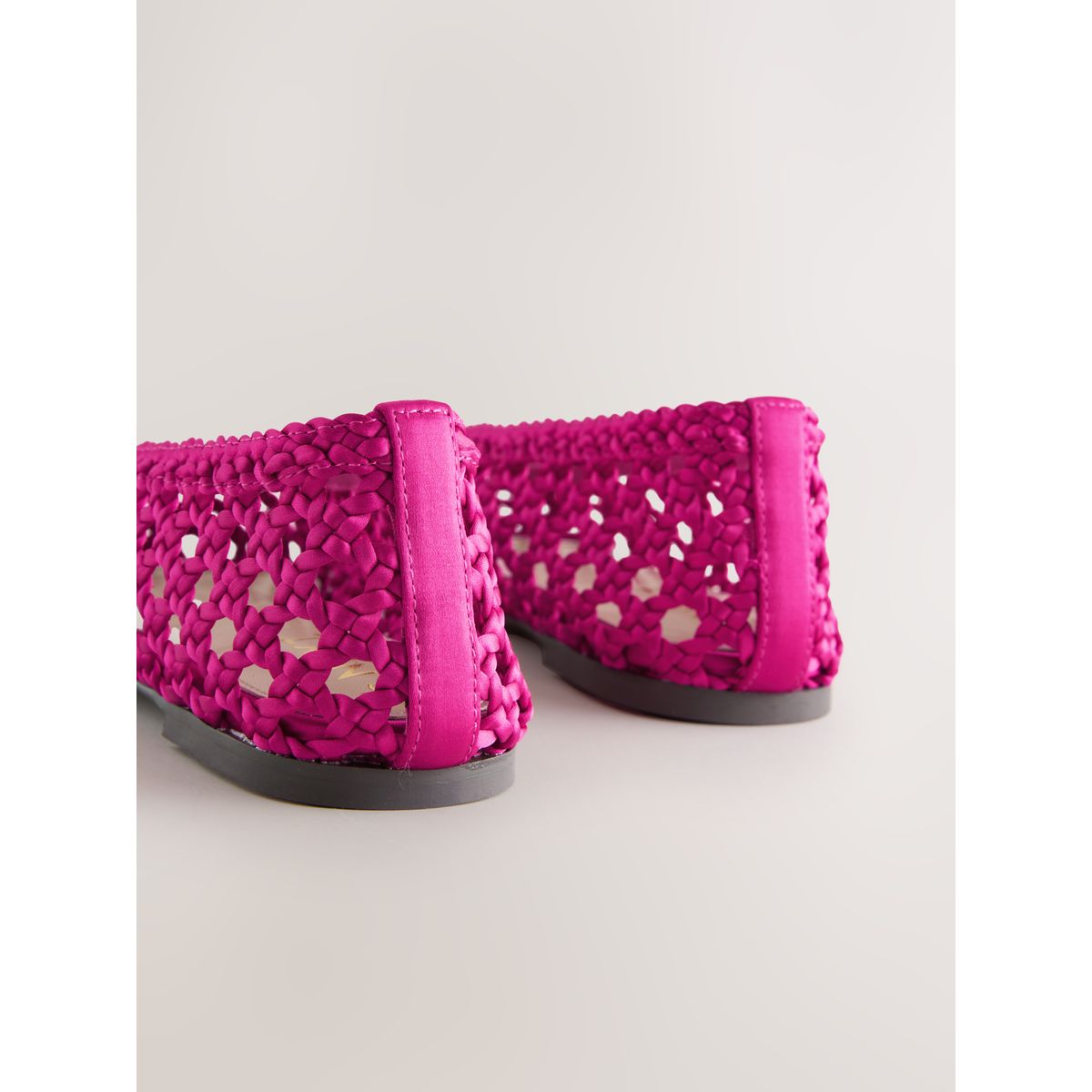 Ballerines en satin tissé forever comfort® rose, NEXT