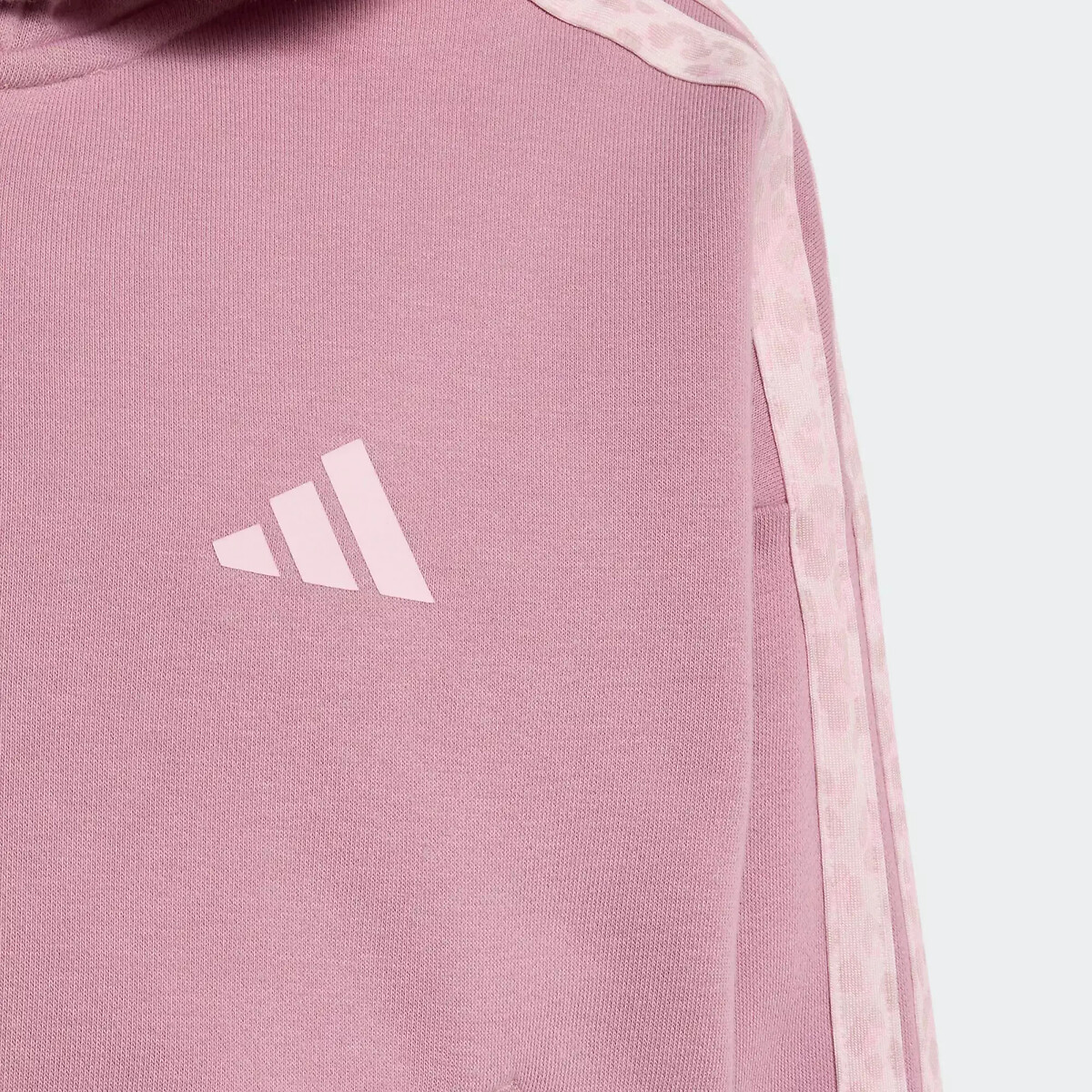 Hoodie met ritssluiting, 3 strepen, ESSENTIALS mauve , ADIDAS SPORTSWEAR