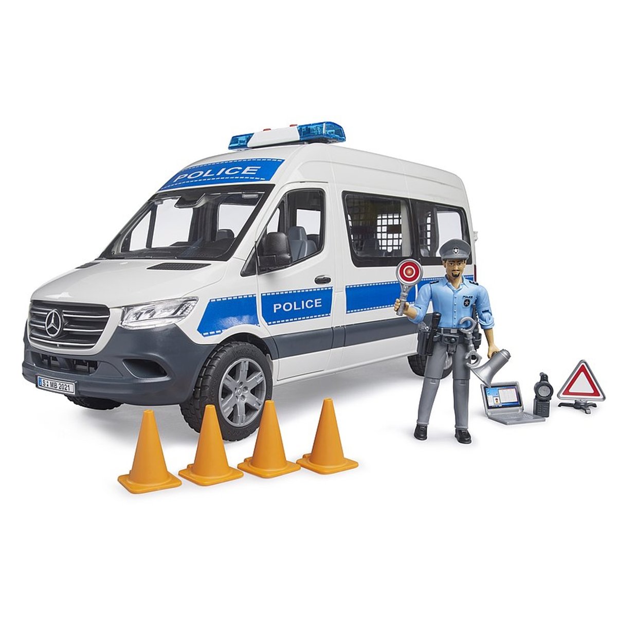 Véhicule d'intervention de la police MB Sprinter multicolore, BRUDER