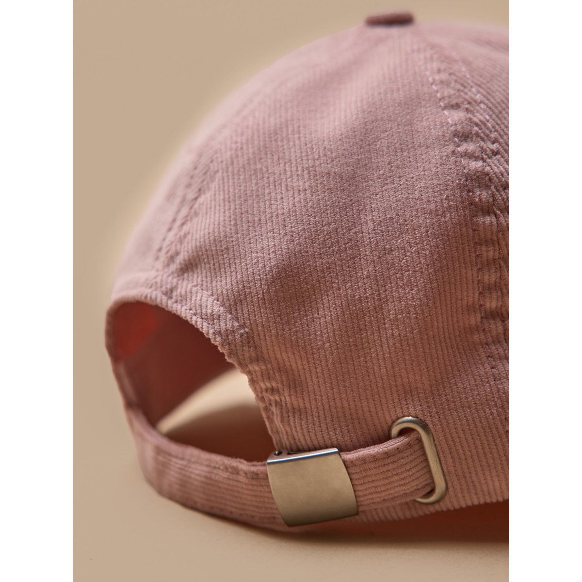 Casquette velours rose poudre, CYRILLUS
