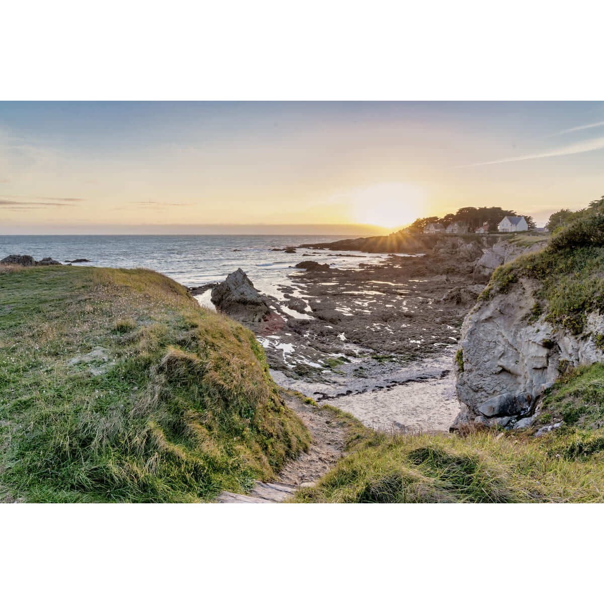 Tableau Mural Le Pouliguen PLAGE tableaux sur toile-rose, CEANOTHE
