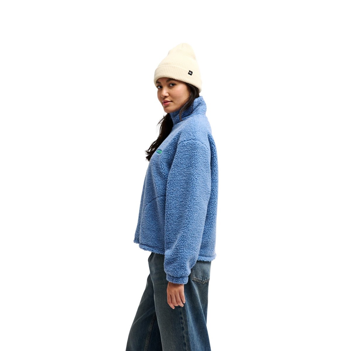 Veste Sherpa ELFIN BAY bleu quiet harbor, QUIKSILVER