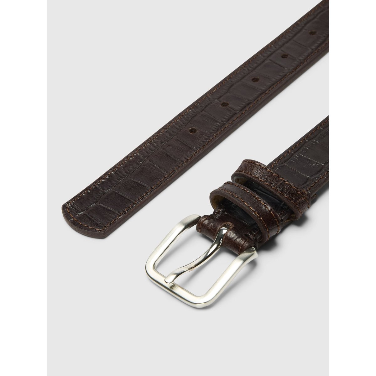 Ceinture En Cuir marron - delicioso, SELECTED