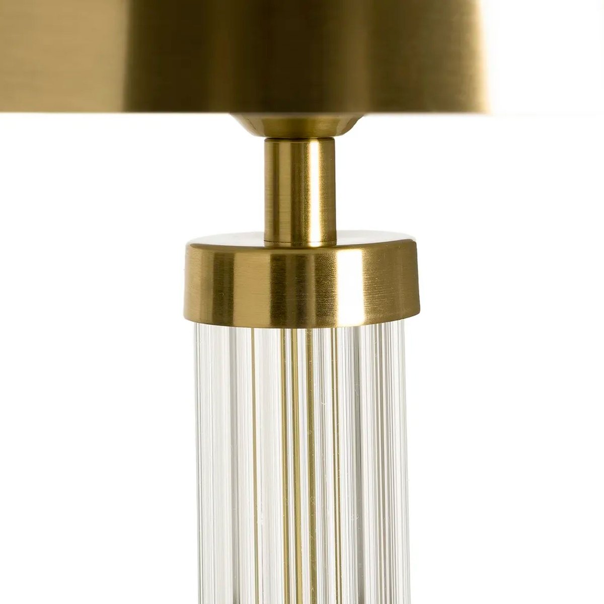 Lampe à poser métal doré et verre 30x30x53.5cm doré, WADIGA