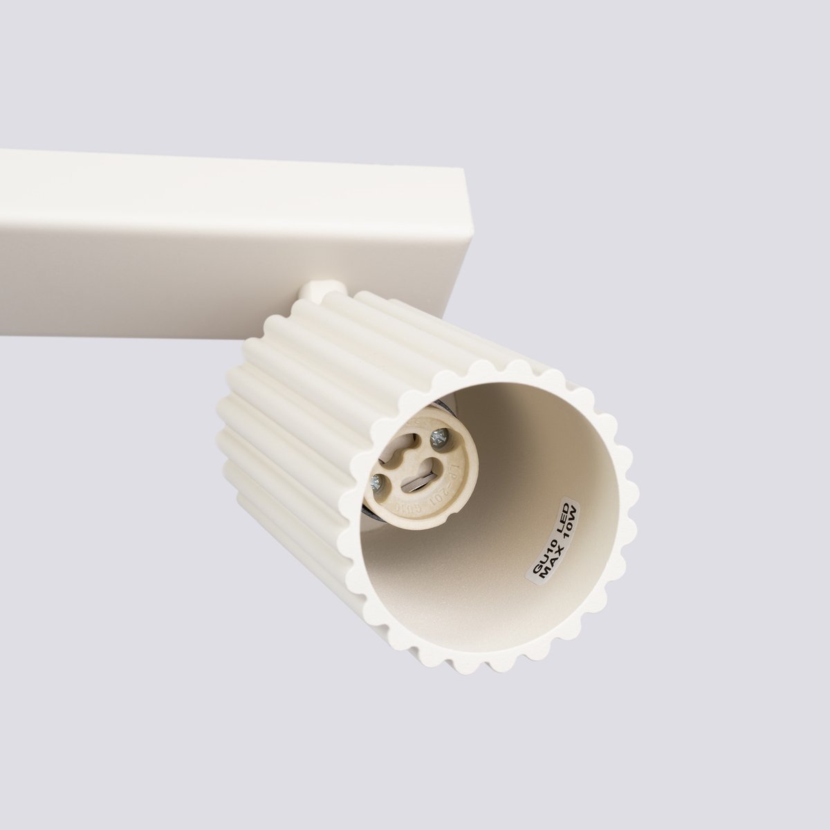 Plafonnier Aluminium Beige GU10 3 Karbon Line beige, EDEN