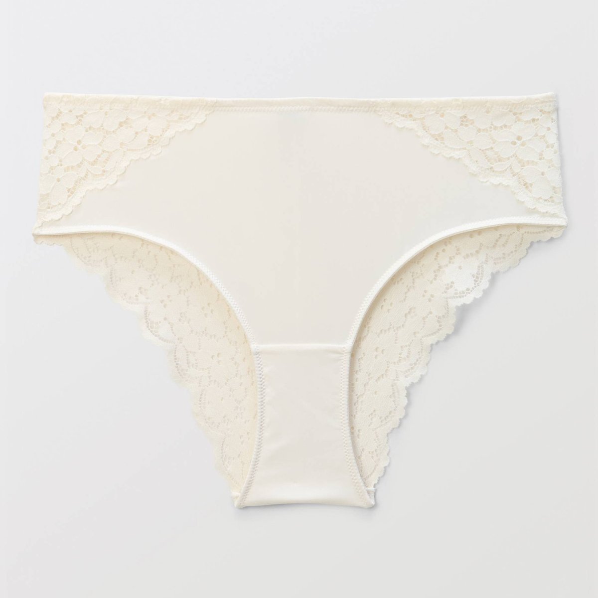 Shorty CAMILLA en dentelle ivoire, MONOPRIX
