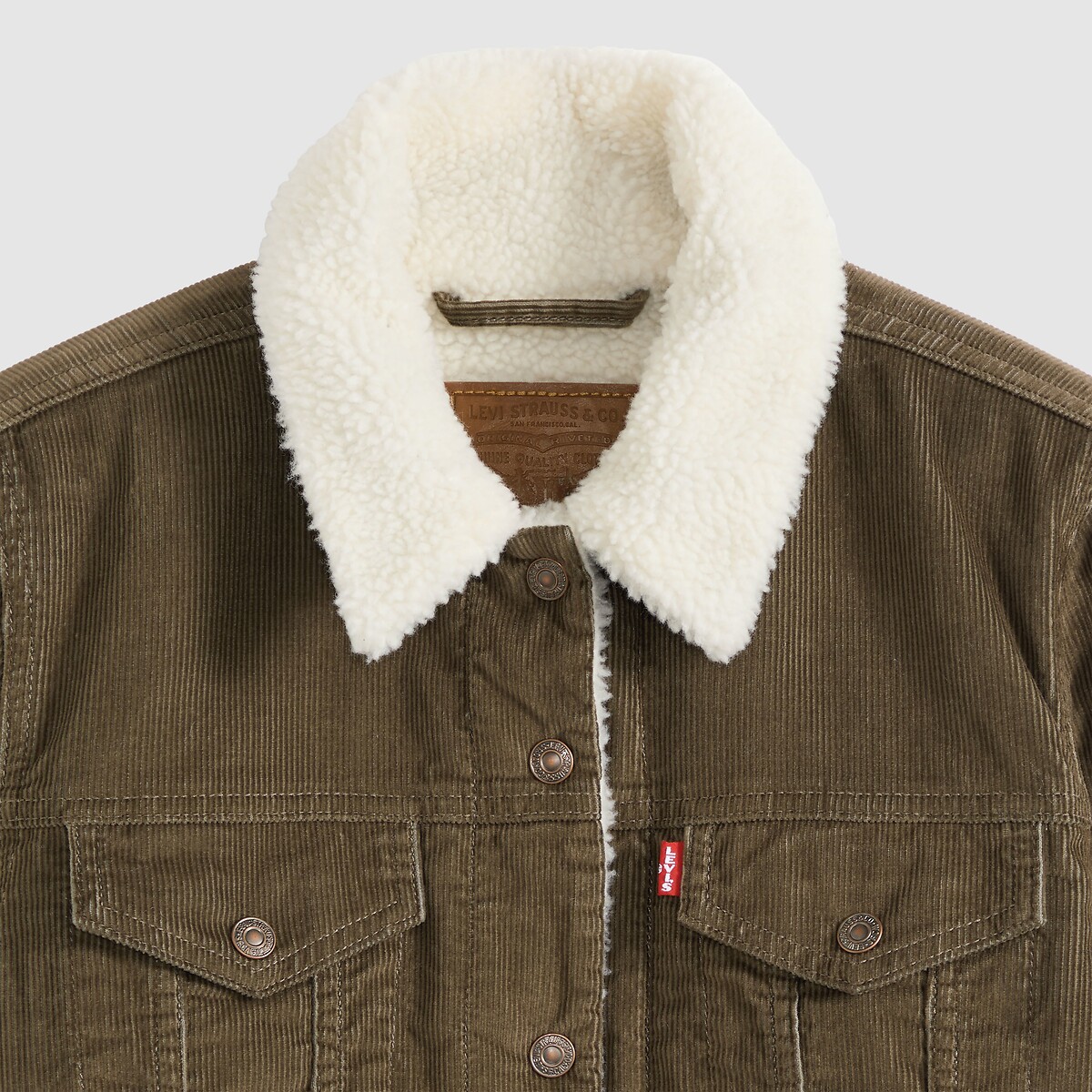 Giacca in velluto Original Sherpa Trucker marrone, LEVI'S