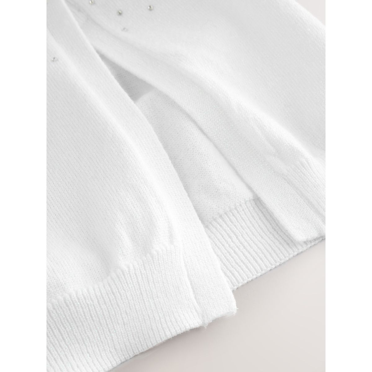 Boléro à strass pour grandes occasions blanc, NEXT