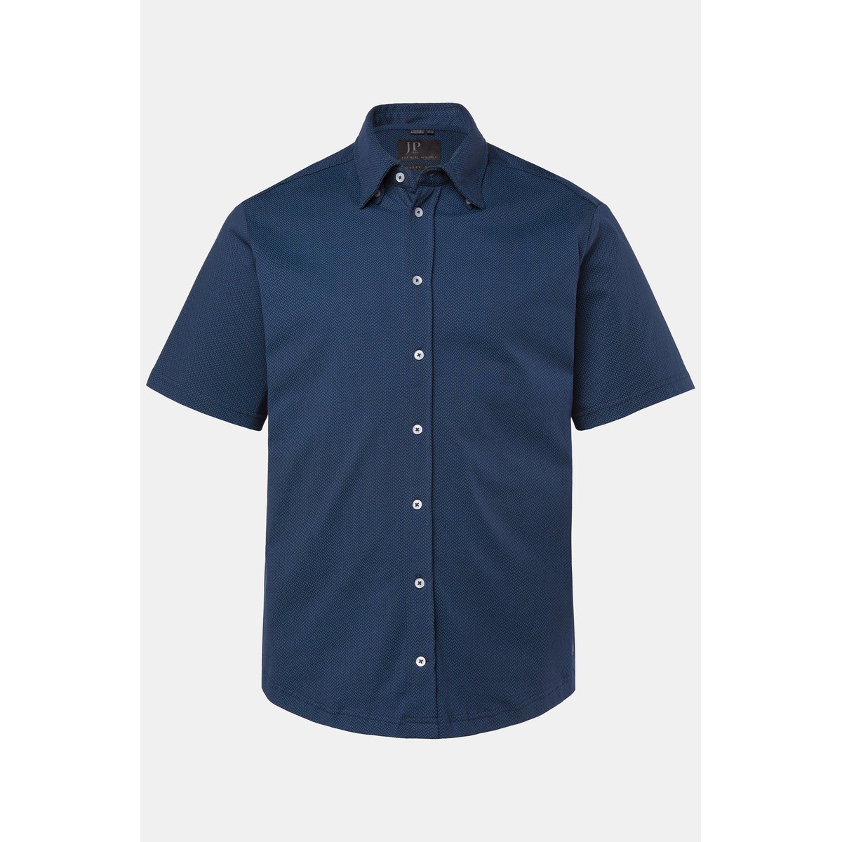 Chemise en jersey JP 1880 imprimé all-over bleu marine, JP1880