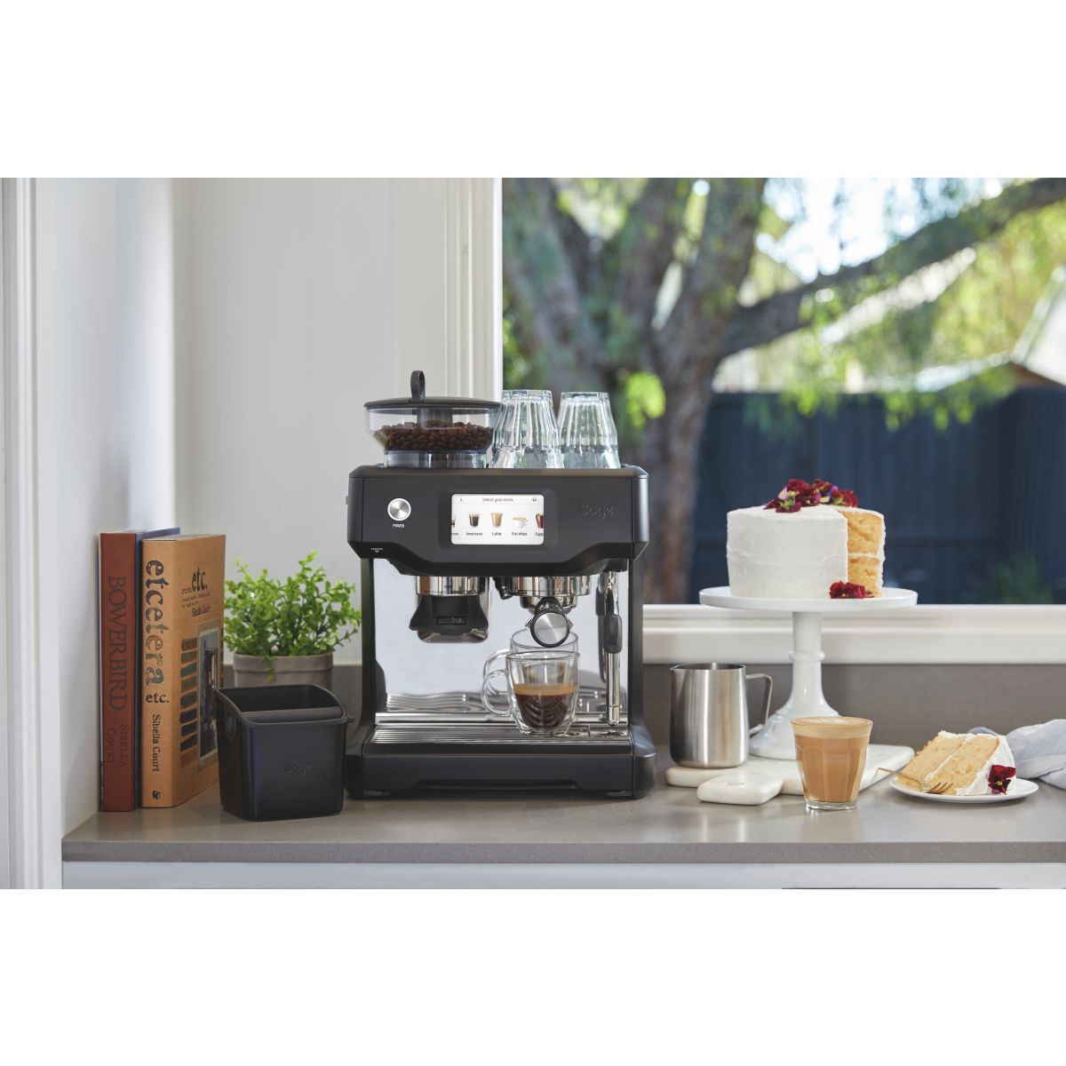 Machine à expresso Barista touch Black couleur unique, SAGE APPLIANCES