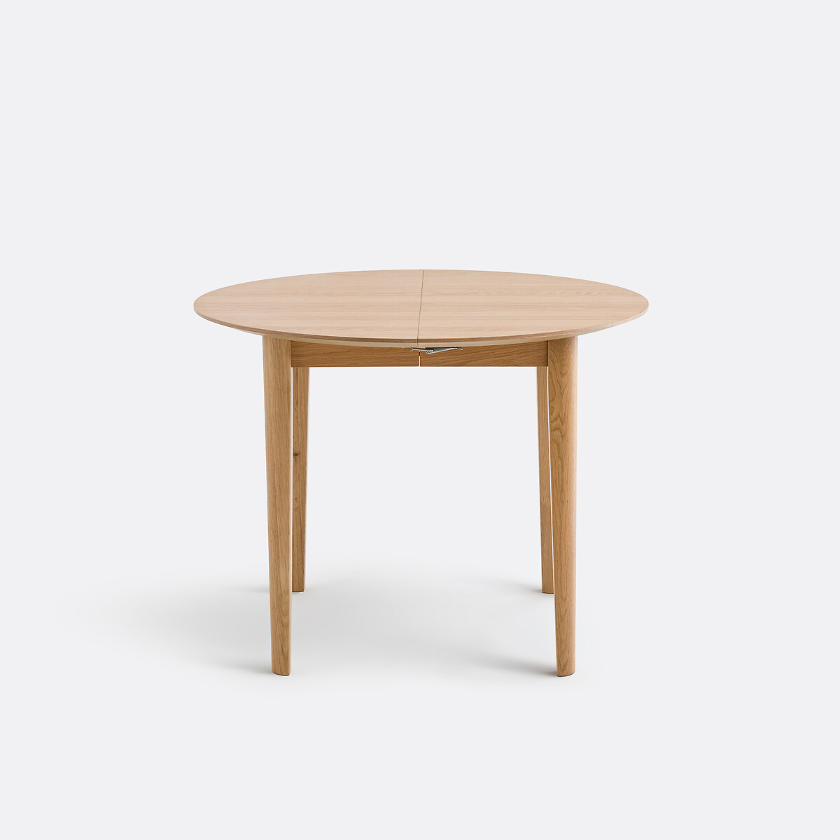 Table à manger, extensible, en plaqué chêne, 4 à 8 couverts, TIOGA coloris chêne, LA REDOUTE INTERIEURS