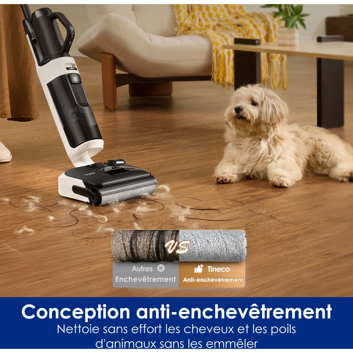 Aspirateur laveur Floor One Switch i5 Stretch Noir couleur unique, TINECO