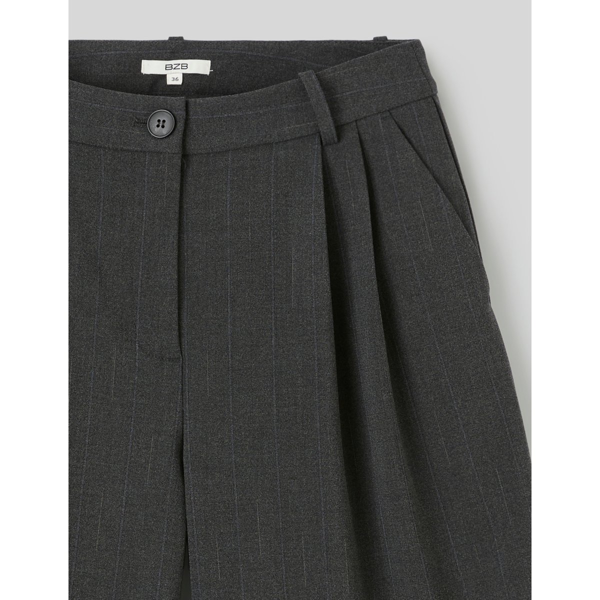 Bermuda tailleur gris anthracite, BZB