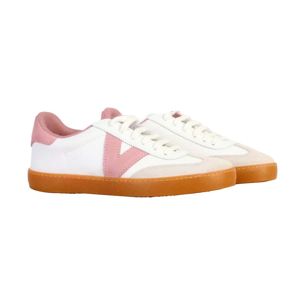 Basket Cuir rosa, VICTORIA