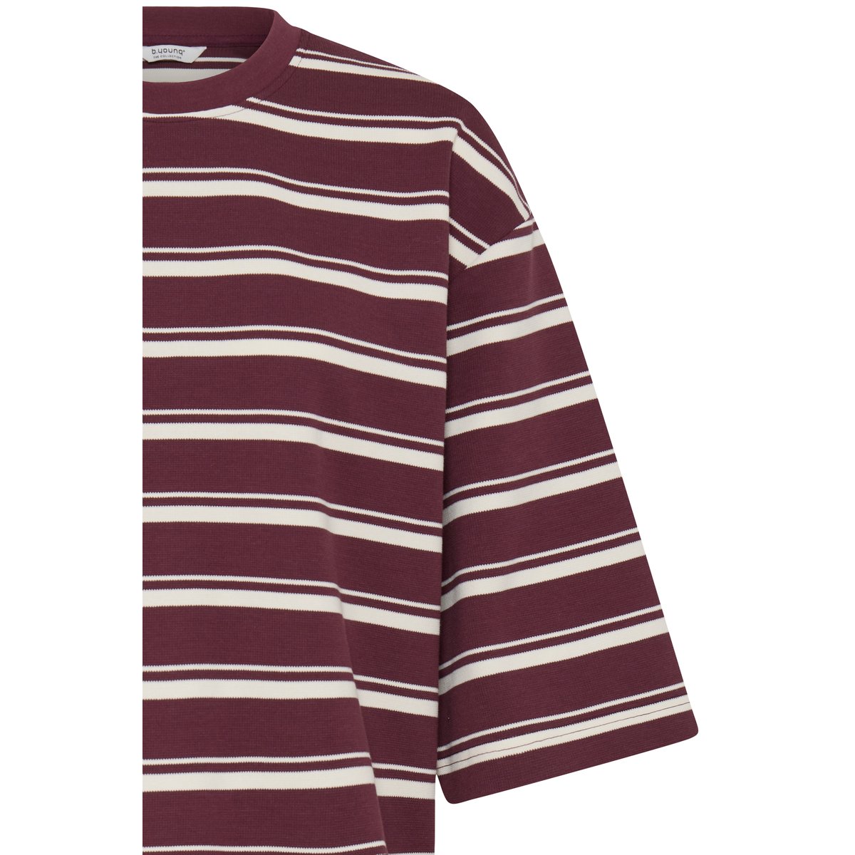 Manches à moitié rouge fig stripe, B.YOUNG
