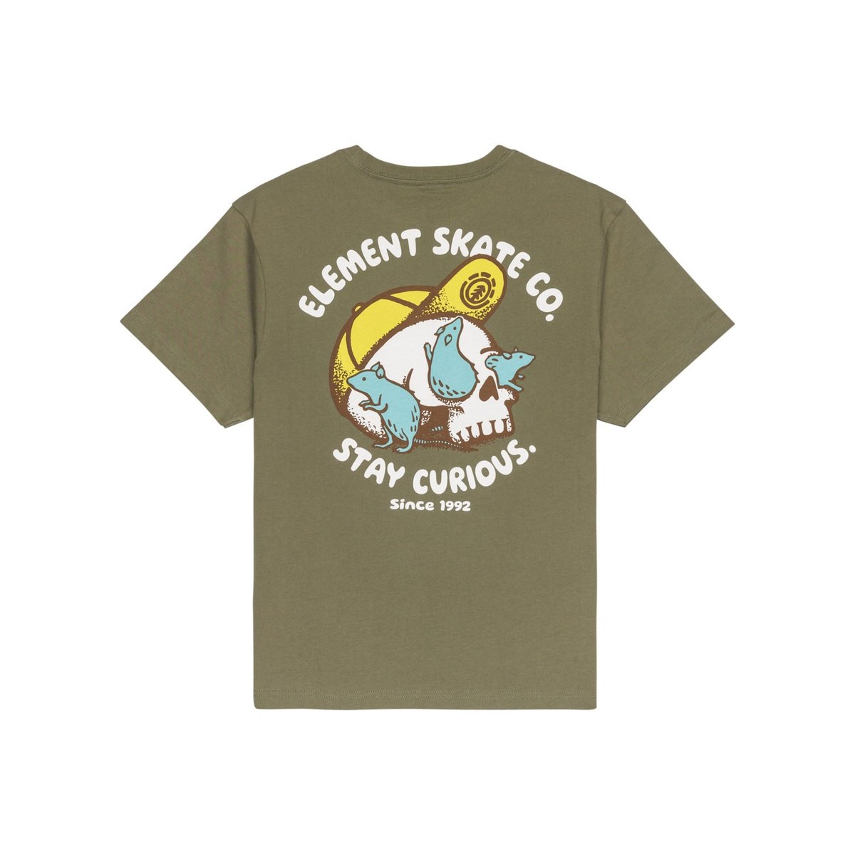 T-shirt à manches courtes CURIOUS Y vert kalamata, ELEMENT