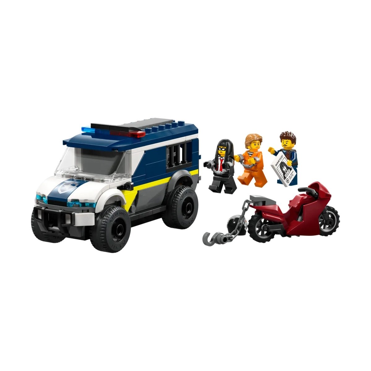 City Le fourgon pénitentiaire multicolore, LEGO