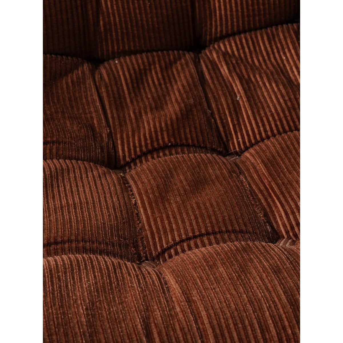 Paire de fauteuils en velours côtelé marron Jakob N°1288 - Bon état marron, DEBONGOUT