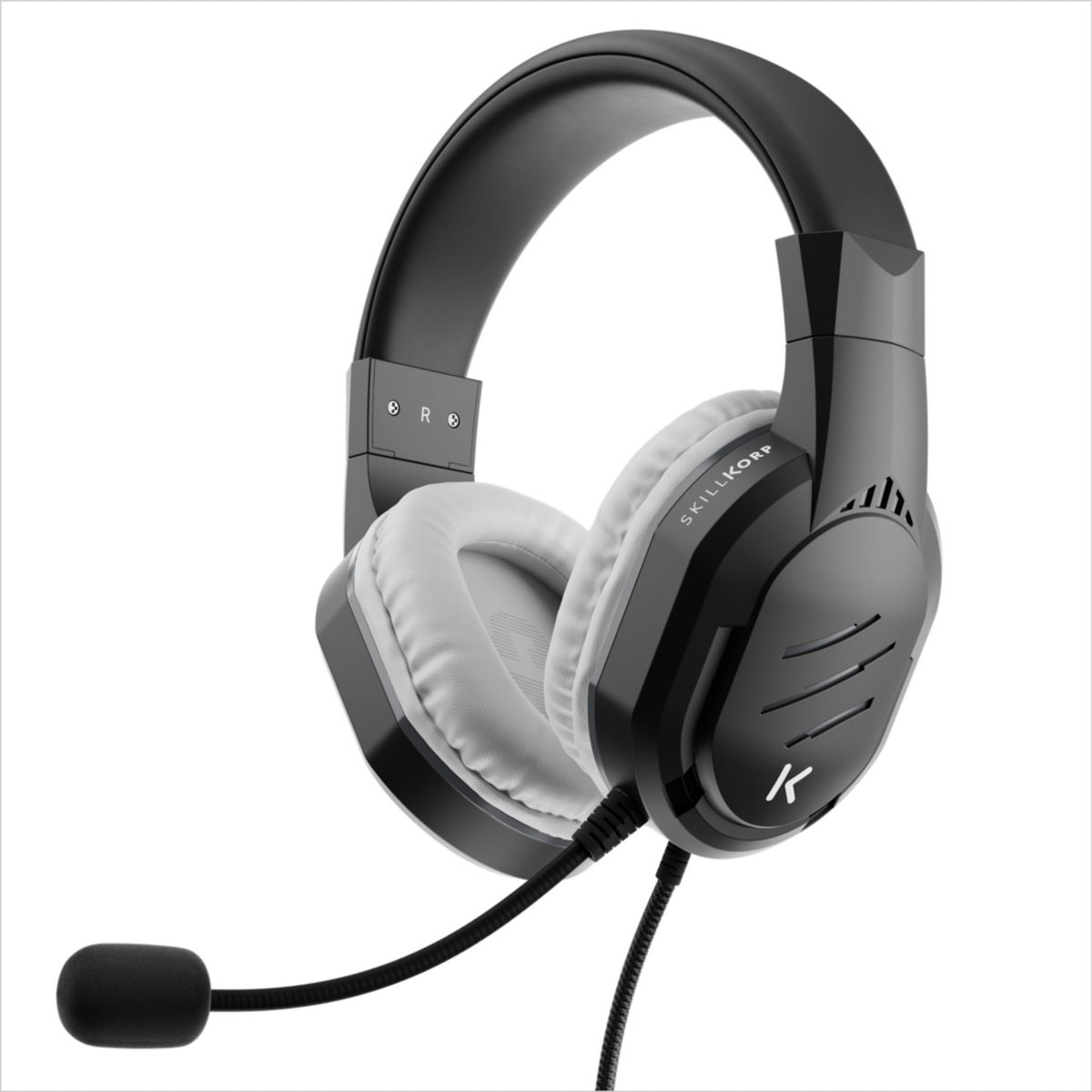 Casque gamer H5 NOIR Access couleur unique, SKILLKORP