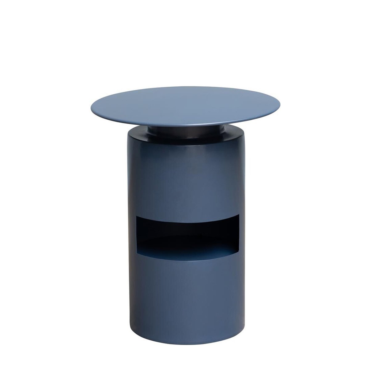 Table d'appoint en métal SHIFUMI bleu, CHEHOMA