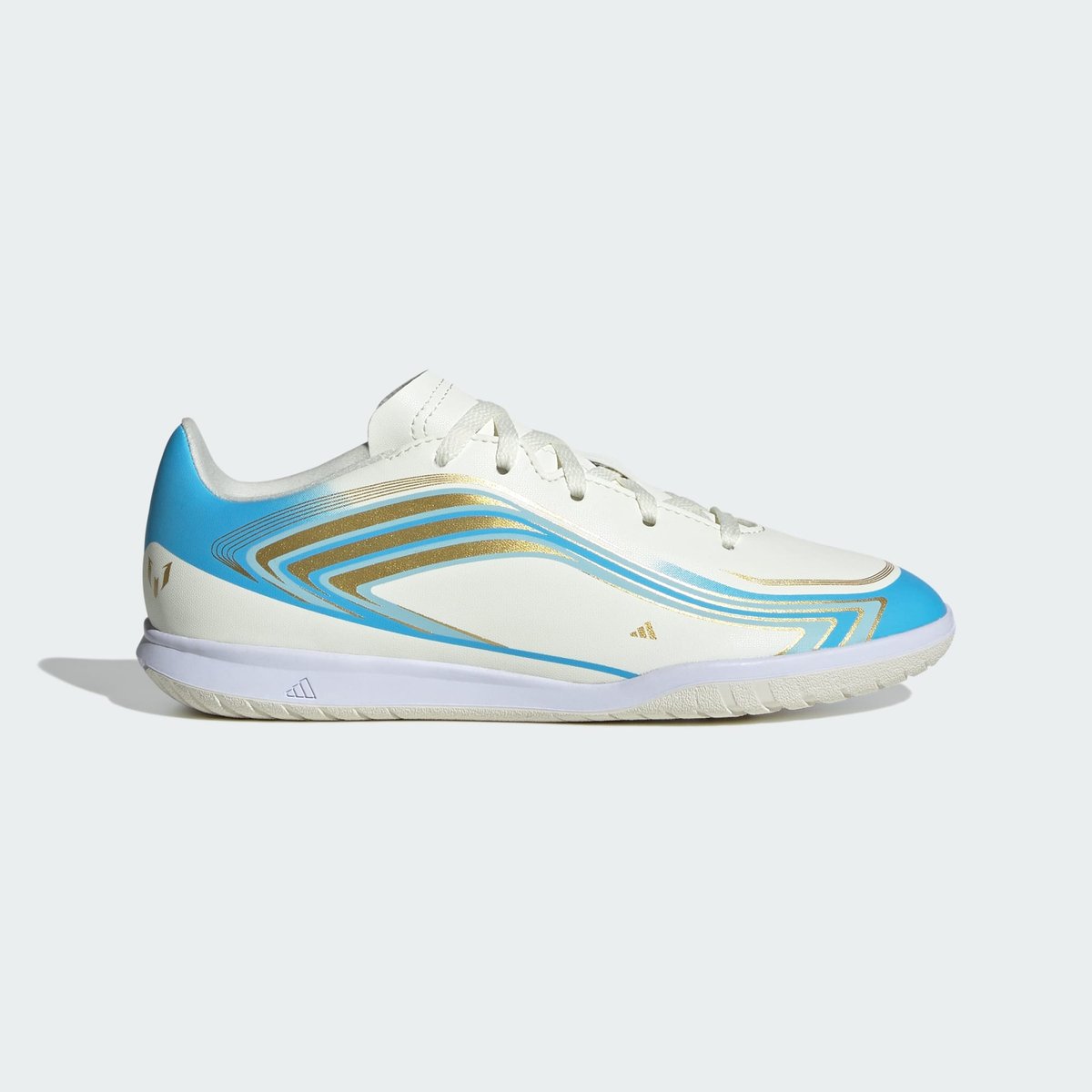 Chaussure De Football F50 Messi Club Indoor Enfants Chaussure De Football F50 Messi Club Indoor Enfants ivory / semi blue burst / icey blue, adidas Performance