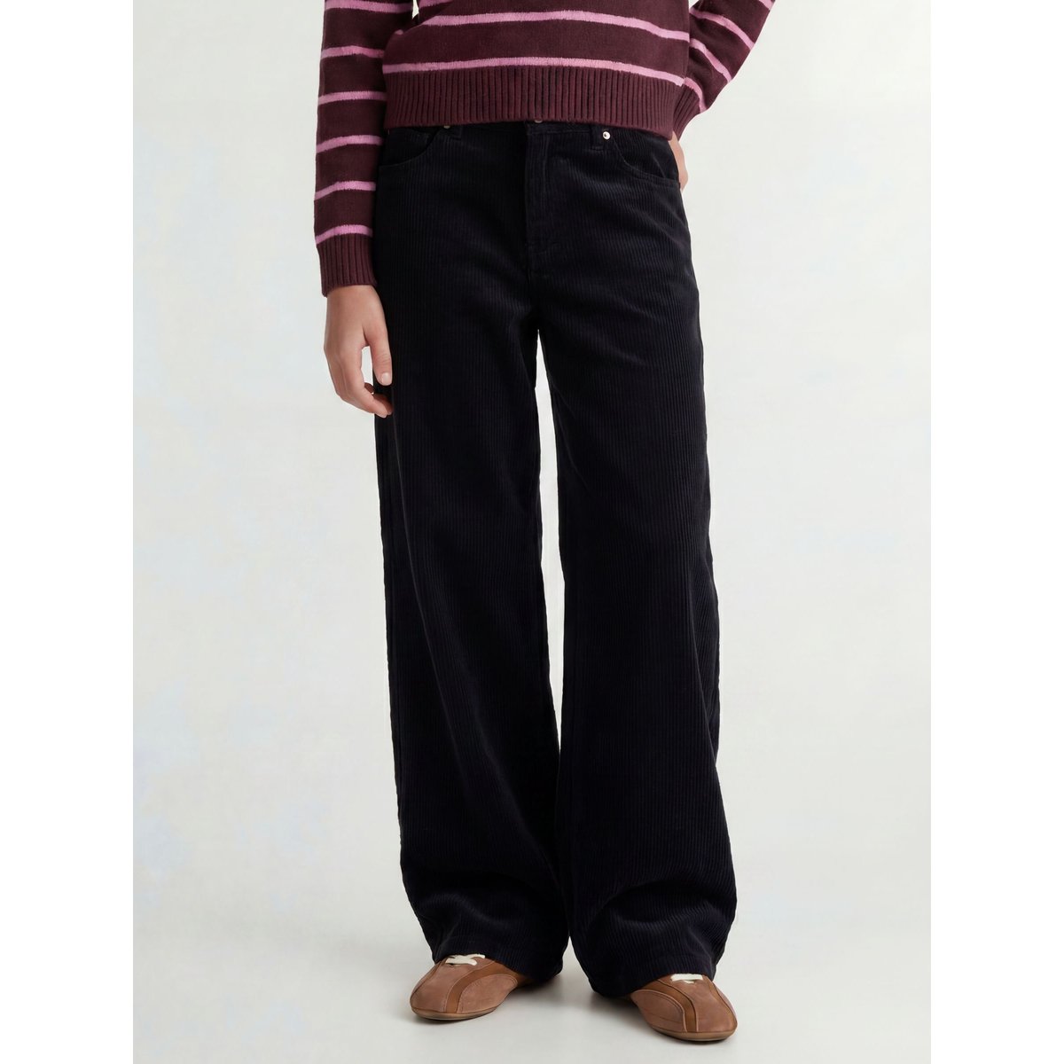 Pantalon À Jambe Large black 1, JJXX