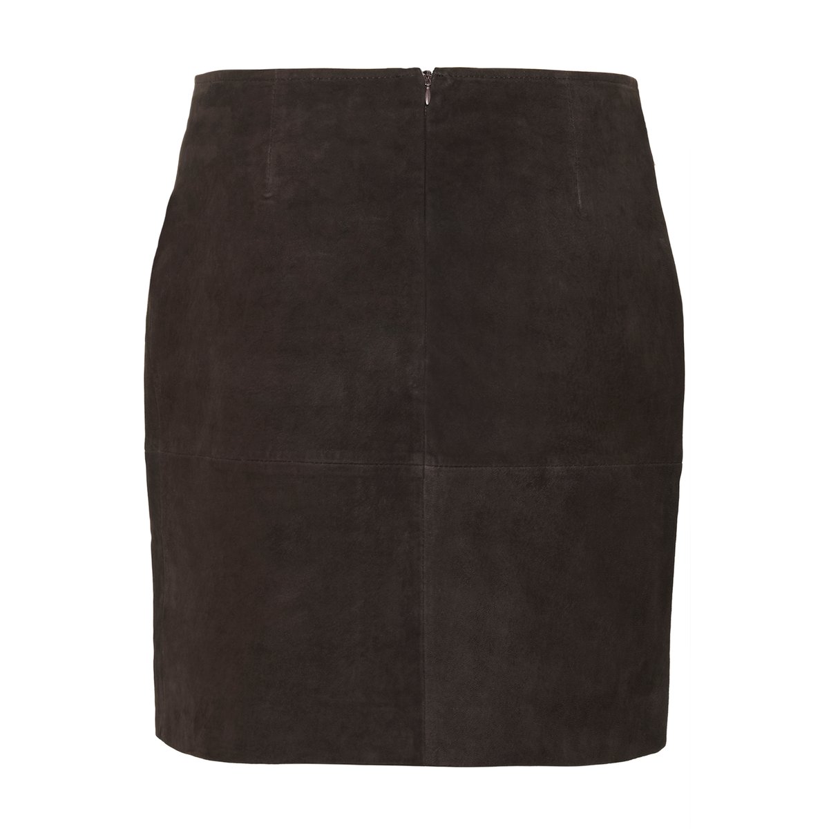 Jupe en cuir noir black coffee, KAFFE
