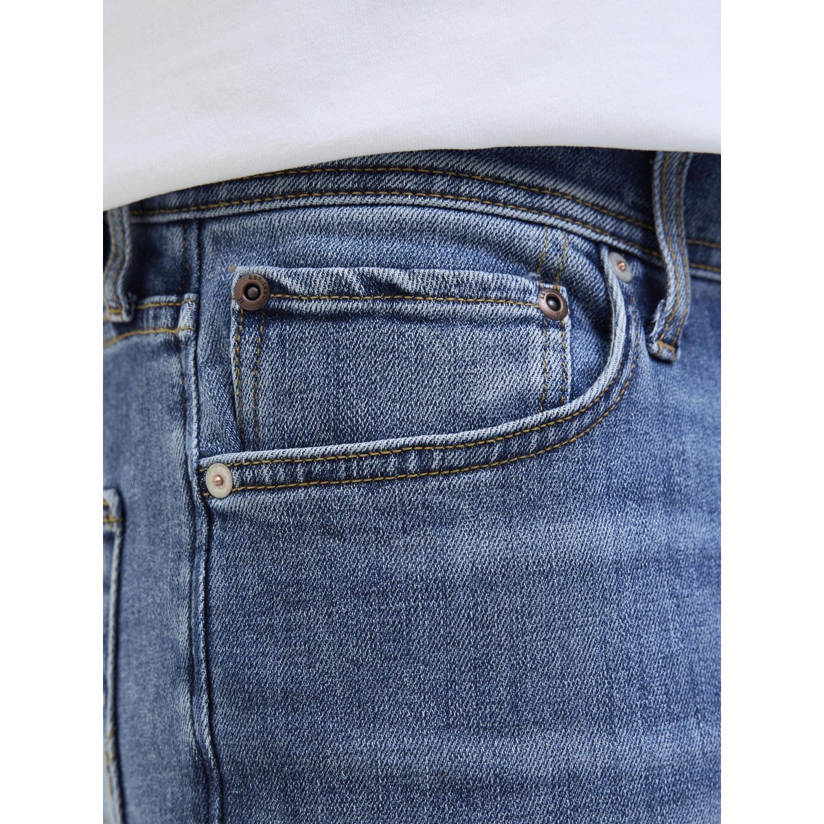 Jean Coupe Tapered blue denim, JACK & JONES