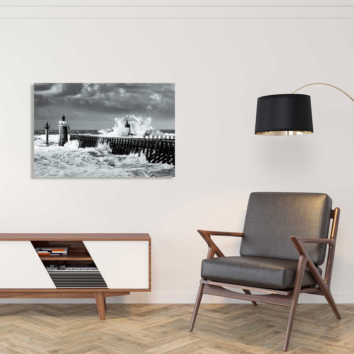 Tableau Tableau photo la passe de capbreton tableau alu dibond, HEXOA
