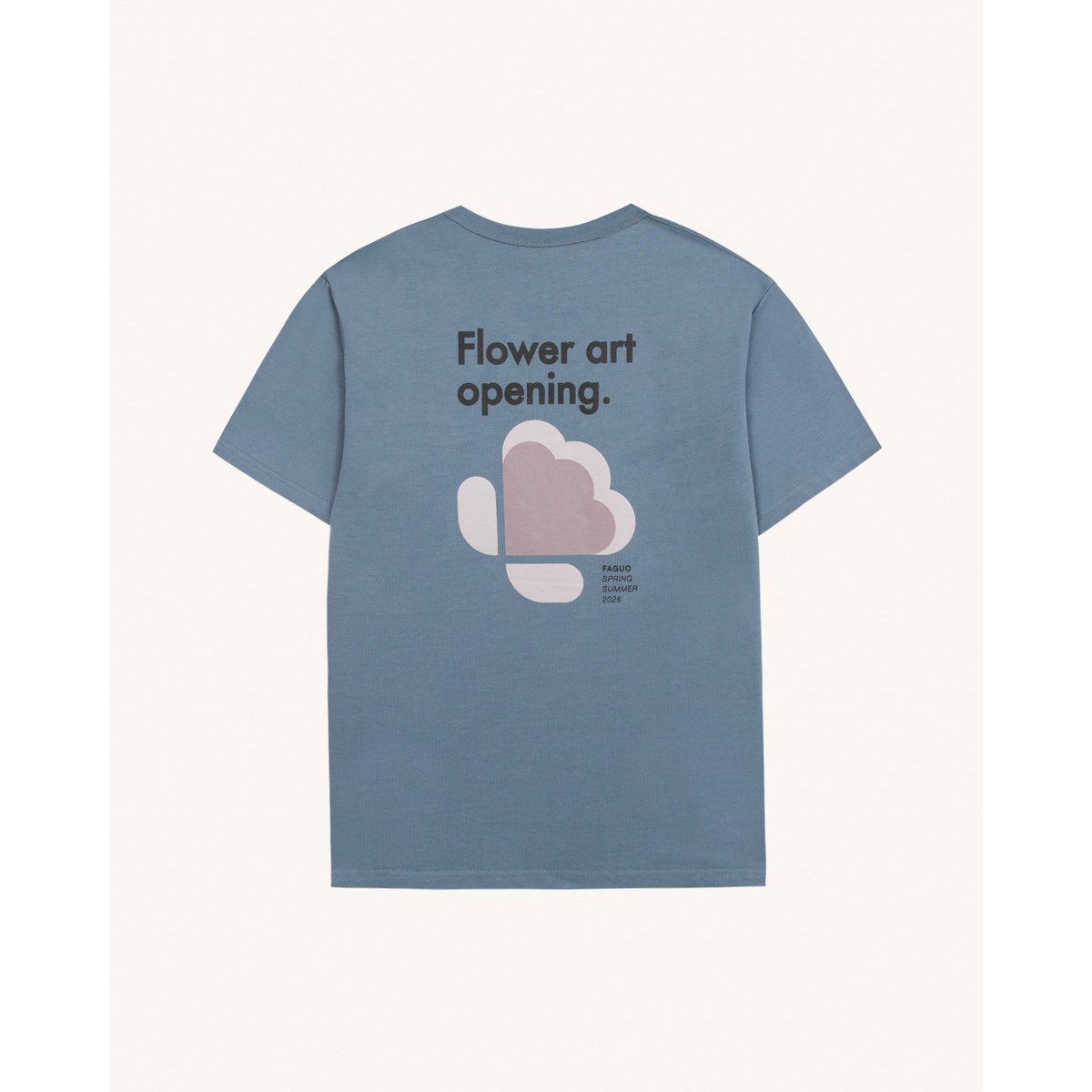 T-shirt MASSOURY bleu, FAGUO