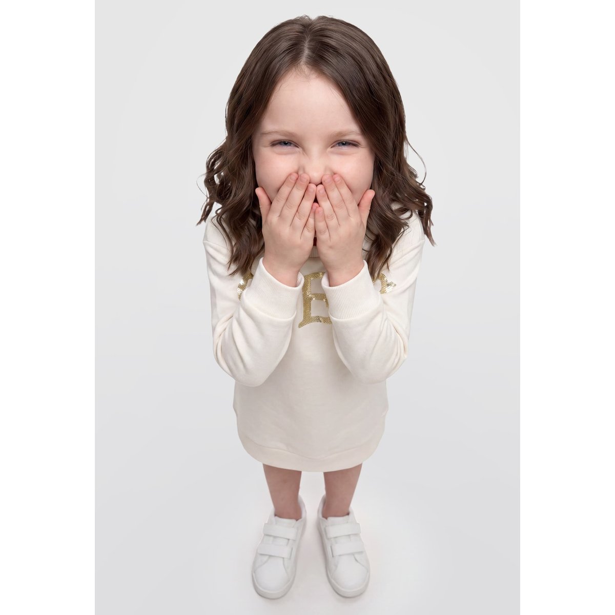 Robe En Maille blanc, GUESS KIDS
