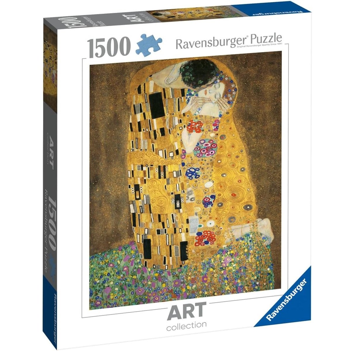 Puzzle Le baiser de Klimt 1500 pcs blanc, RAVENSBURGER