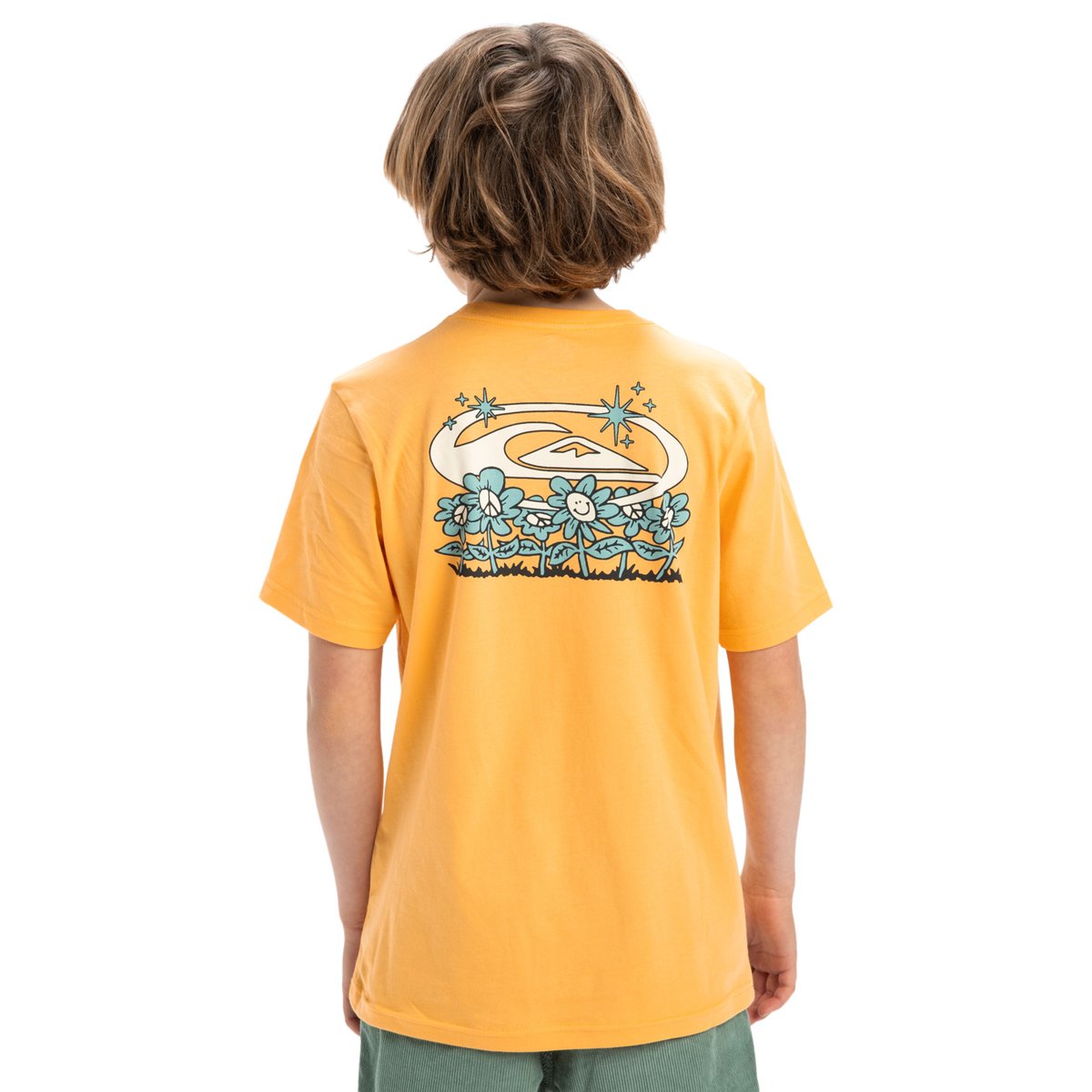 T-shirt à manches courtes EVO NATURE MAGIC orange chamois, QUIKSILVER