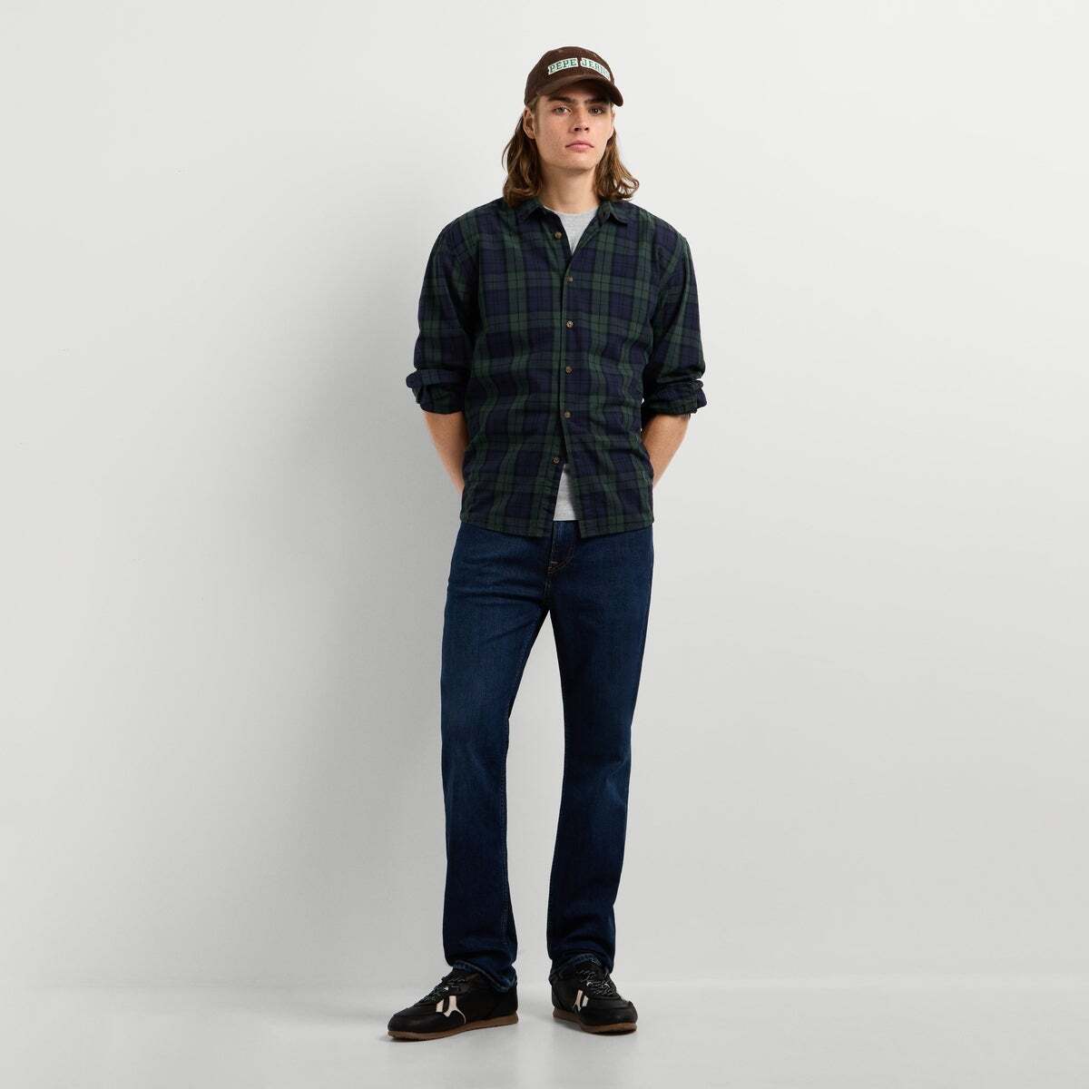Chemise À Carreaux Coupe Décontractée richmond green, PEPE JEANS