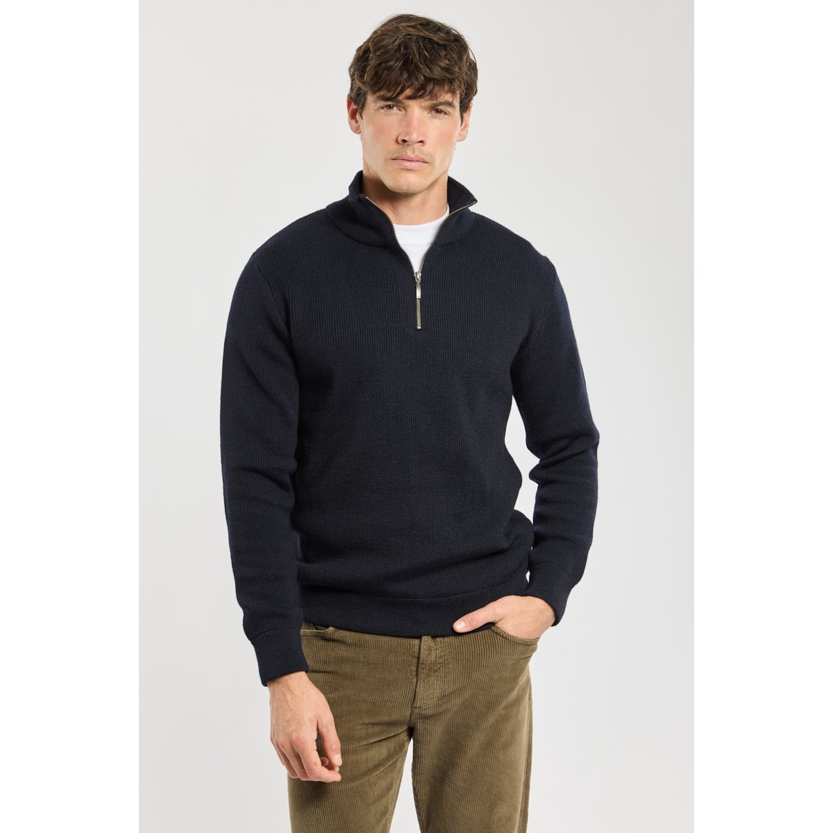 Pull Camionneur  CHÂTEAULIN rich navy, ARMOR-LUX