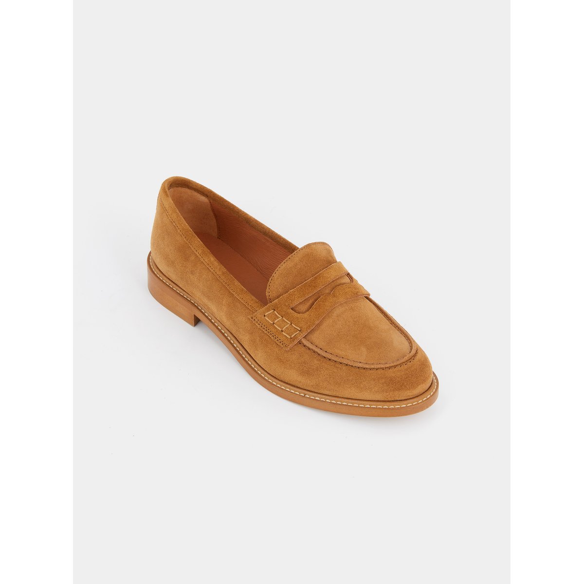 Mocassin en cuir ANGELLA camel, MELLOW YELLOW