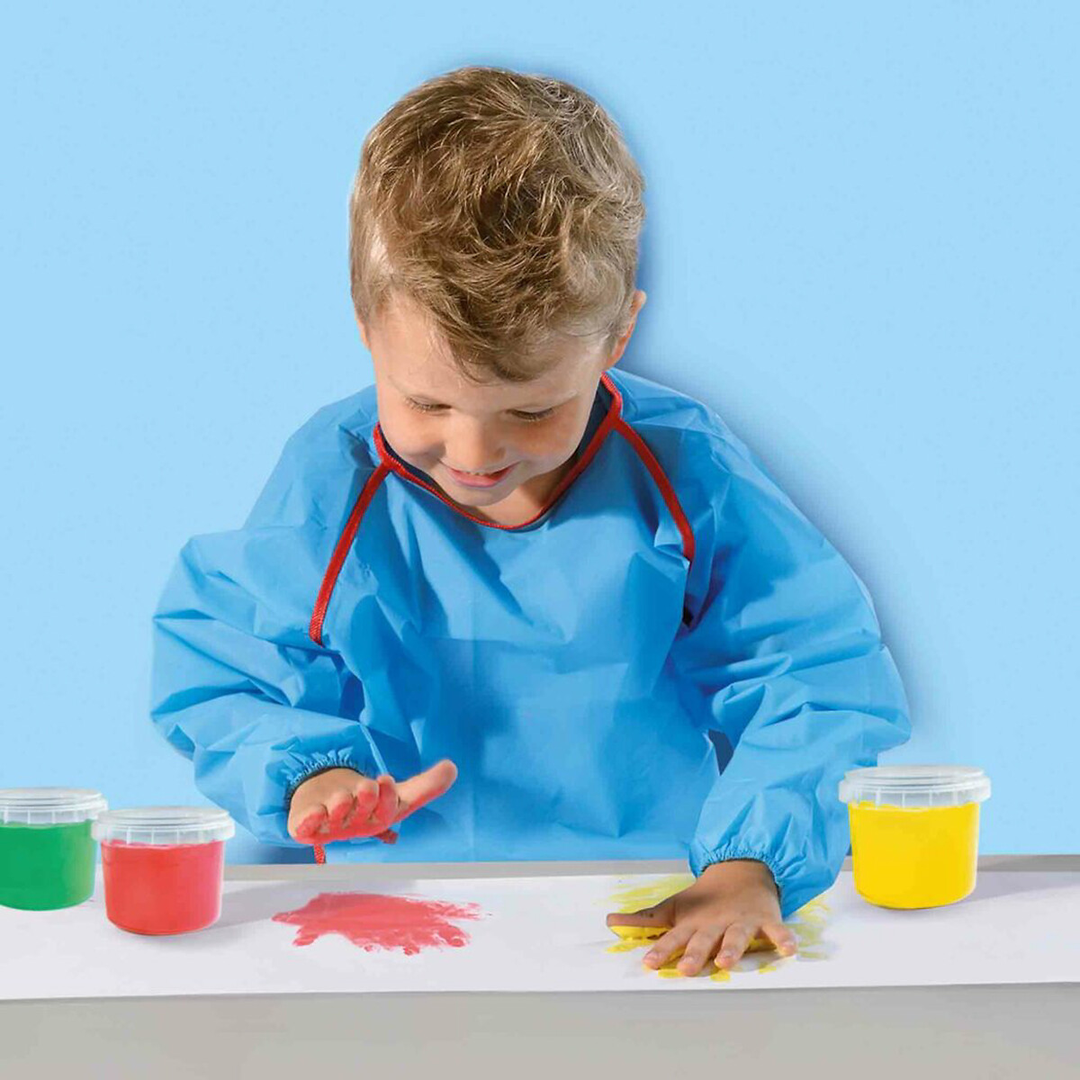 Brinquedo "Pintura com dedos + avental (conj.)", SES multicolor, SES