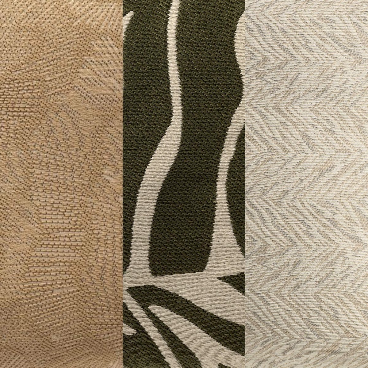 Coussins Secret Oasis (Lot de 3) vert, DUTCH DECOR