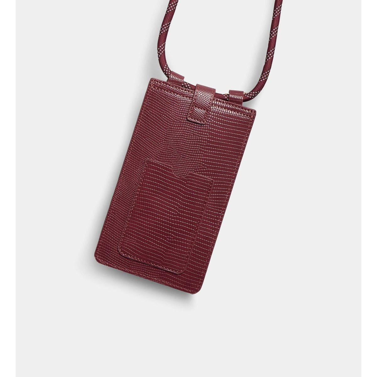 Sac pochette phone case multi bordeaux foncé, GALERIES LAFAYETTE