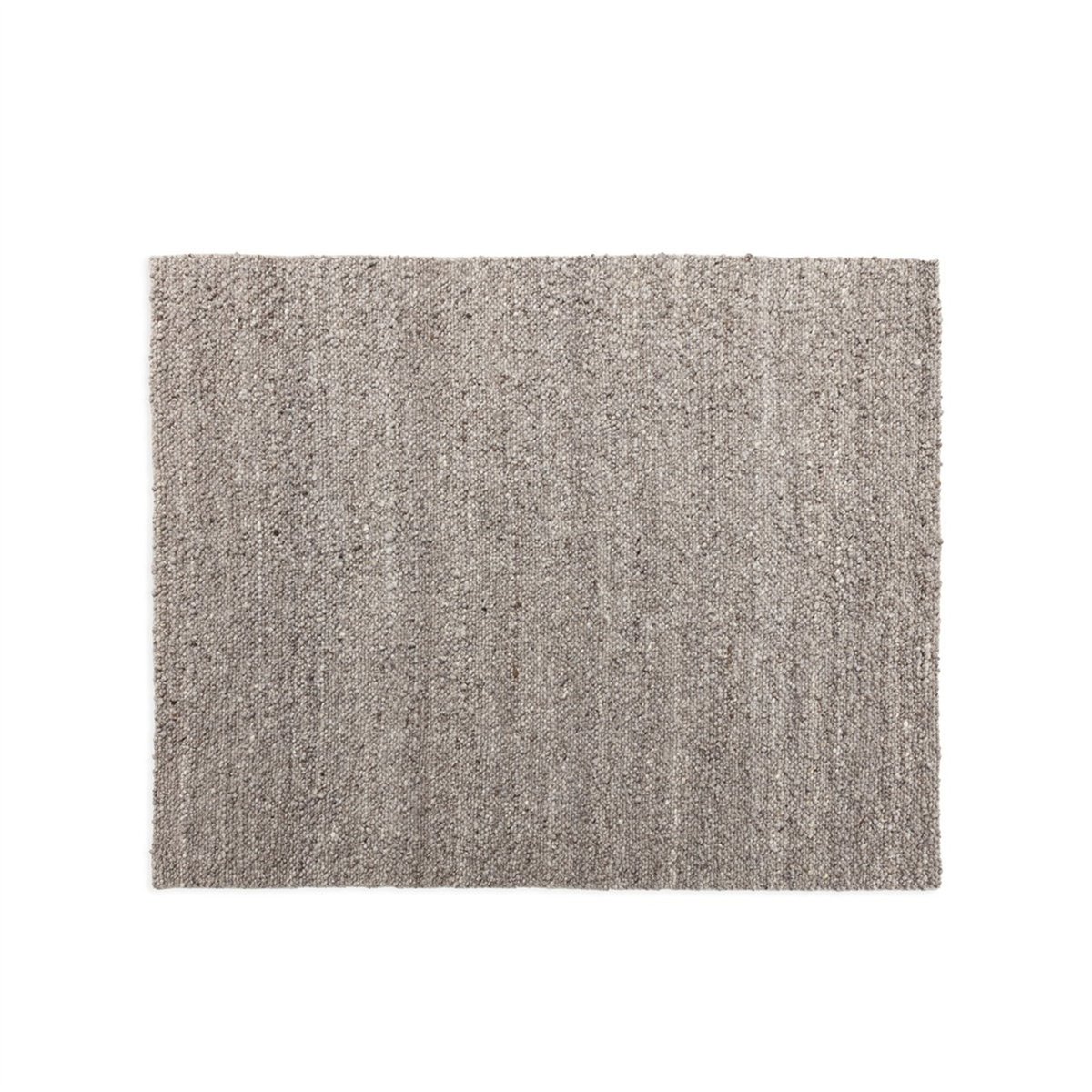 Tapis en laine tricotée main gris, RECOLLECTION