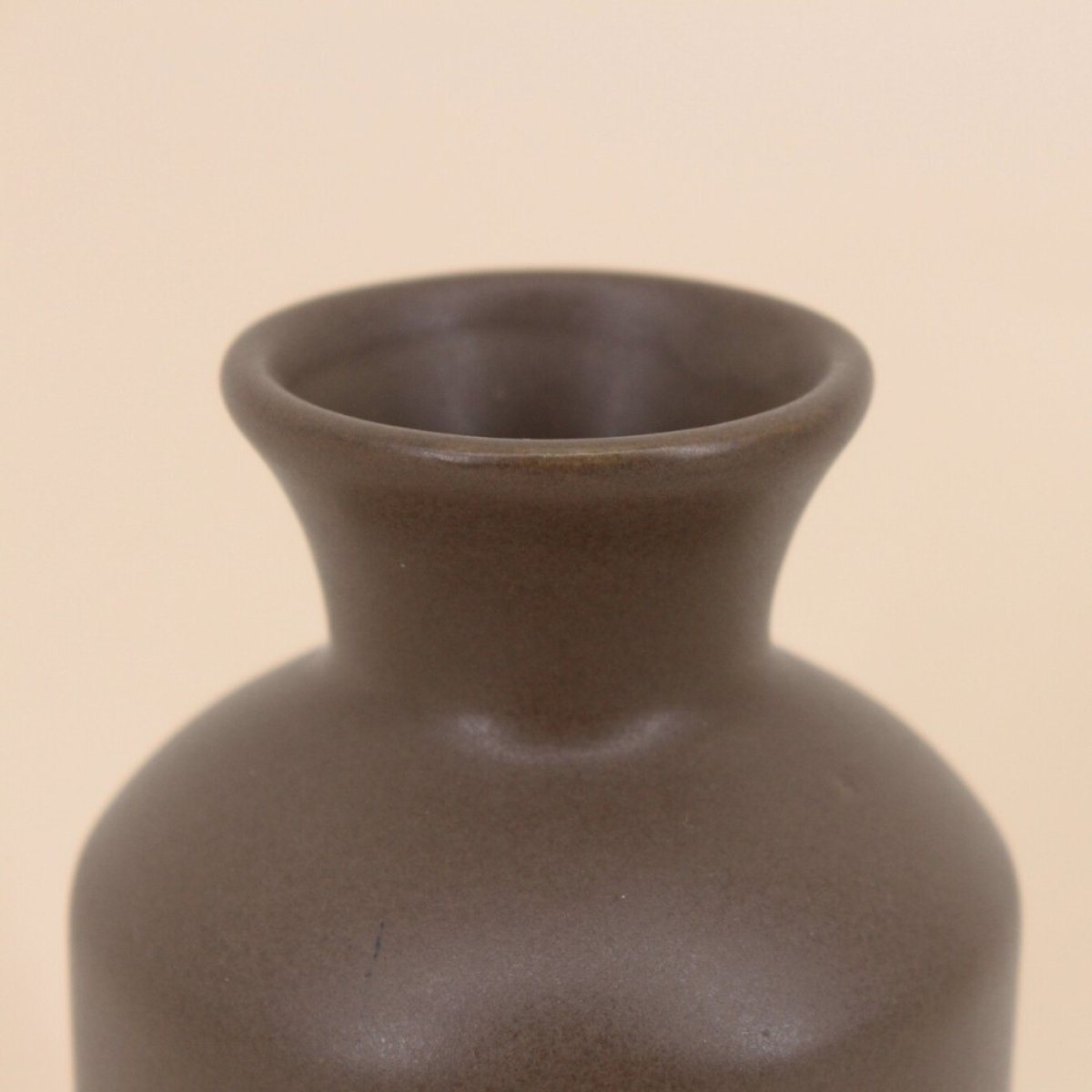 Vase en céramique, H20cm marron, ORNAMI