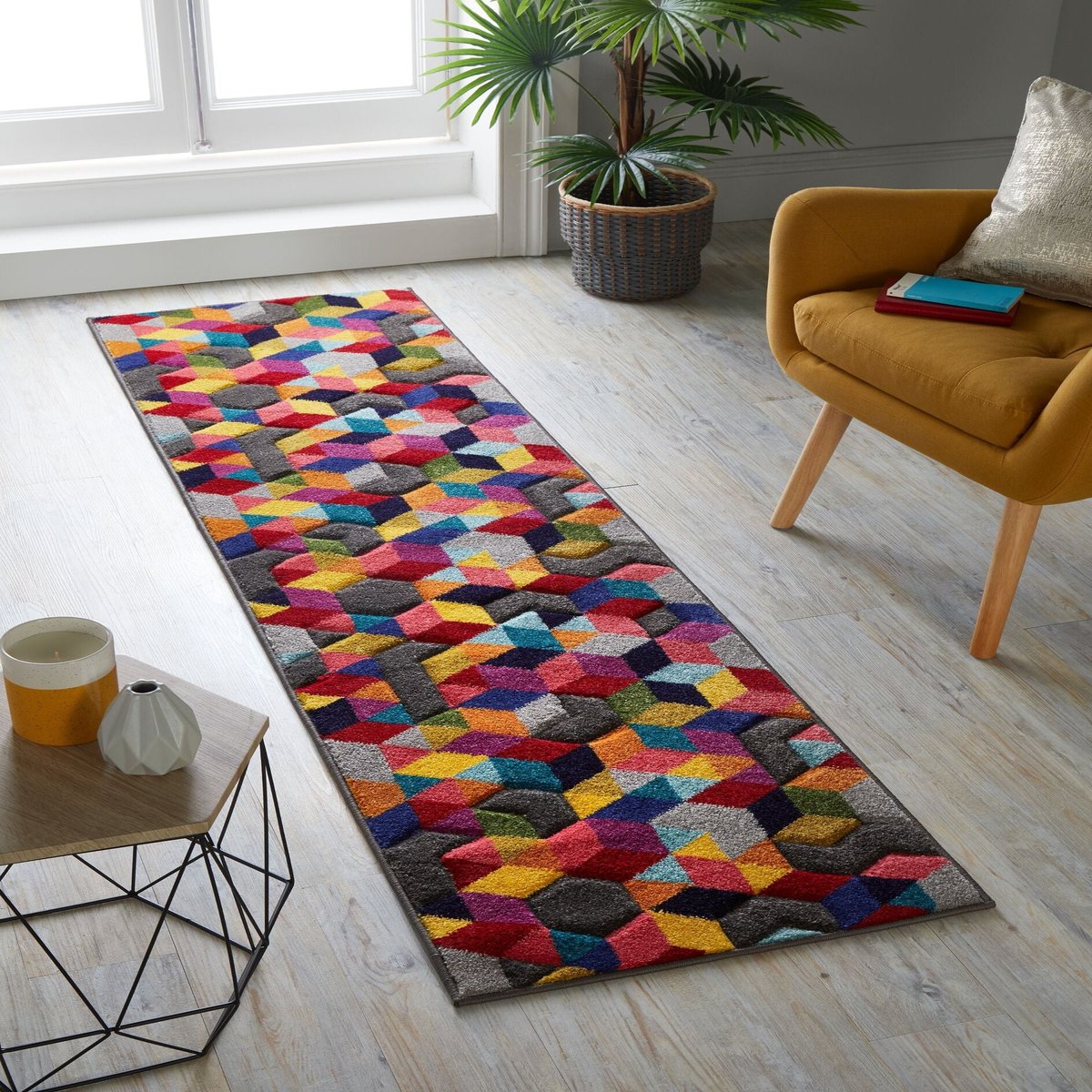 Tapis de couloir DYNAMIC multicolore, FLAIR RUGS