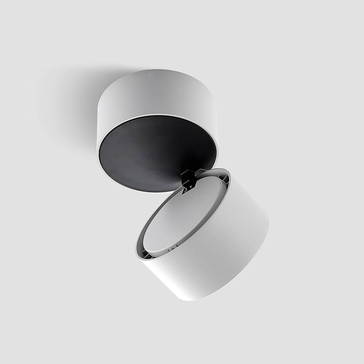 Plafonnier en aluminium moderneLED, Rotari blanc, ARCCHIO