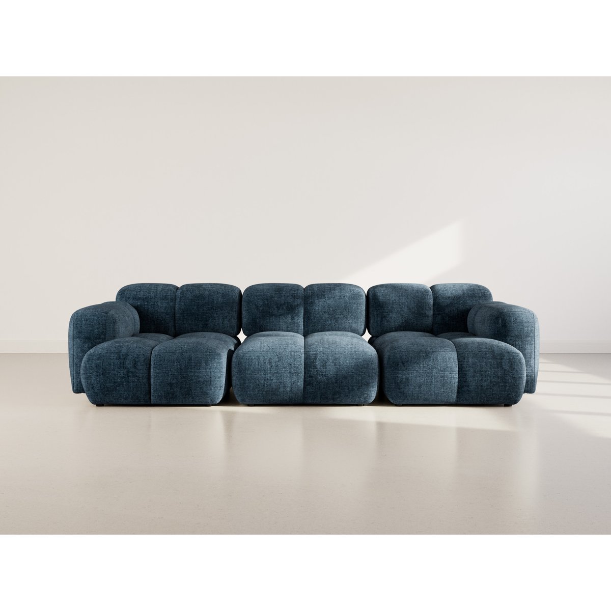 Canapé Modulable 3 places - GRACE bleu, BEST MOBILIER