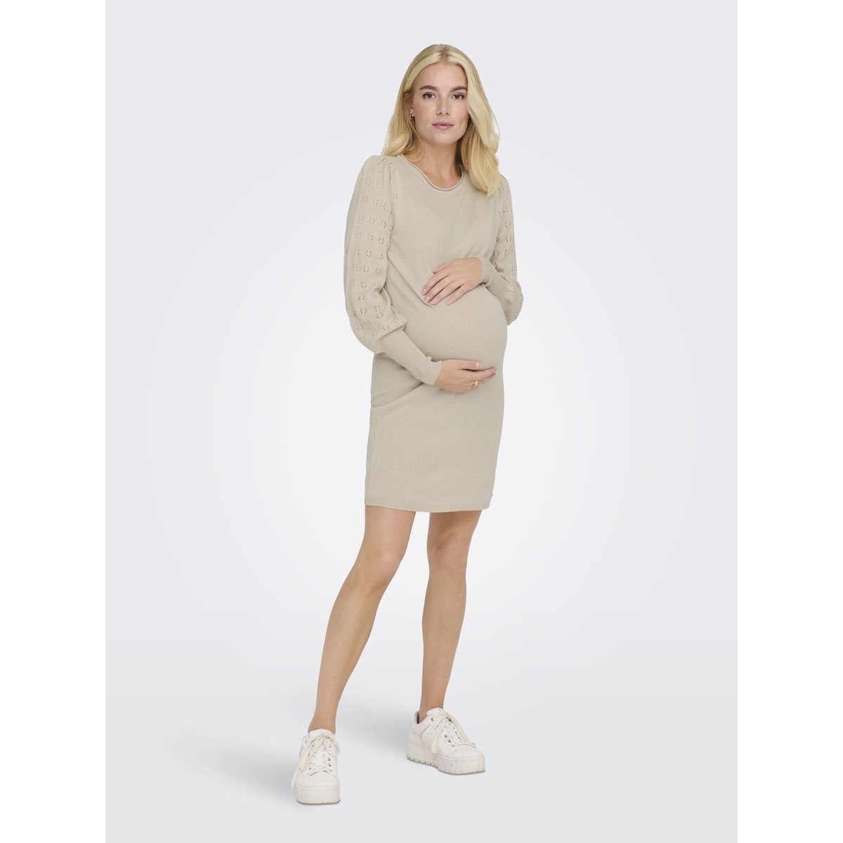Robe En Maille pumice stone, ONLY