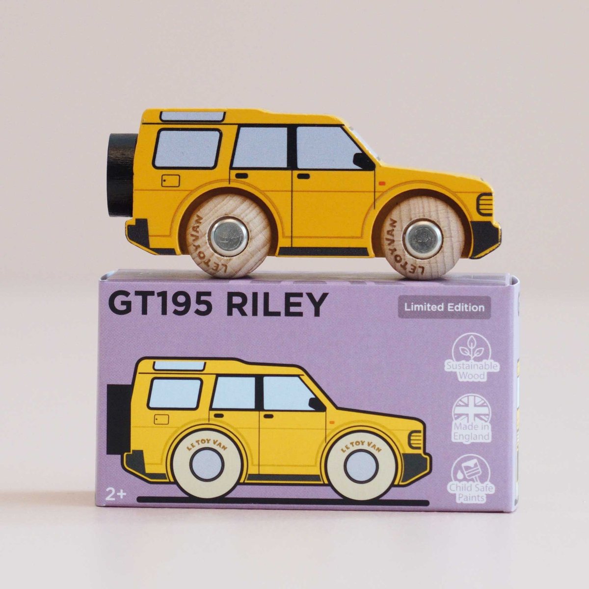Voiture Riley No 35 jaune, LE TOY VAN